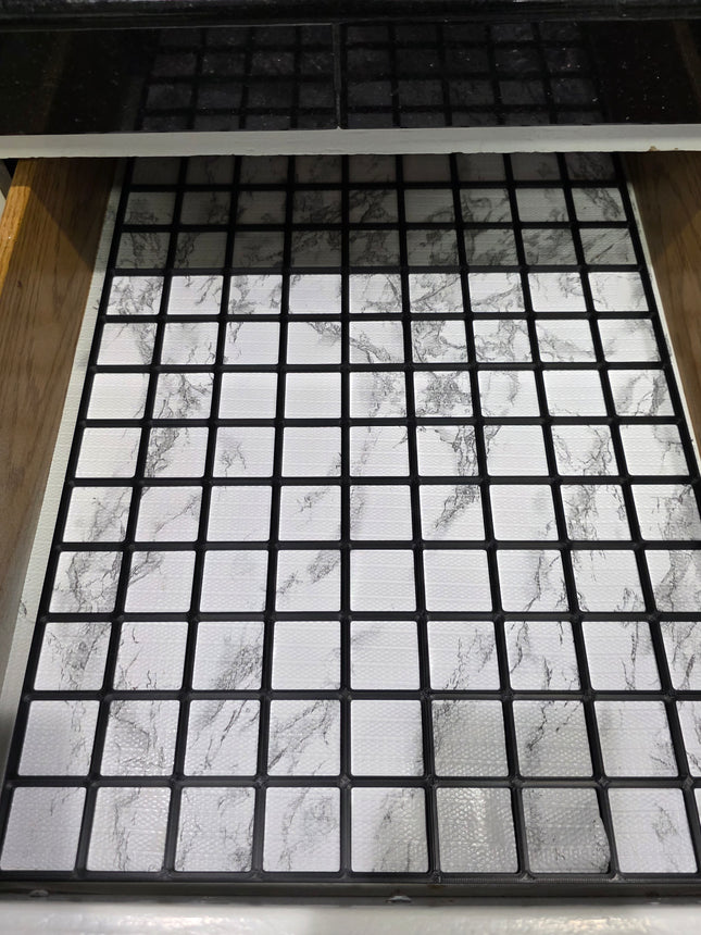 3D‑Printed Gridfinity Base - Snap Together L: 20.78" W: 15.39" H: .177"